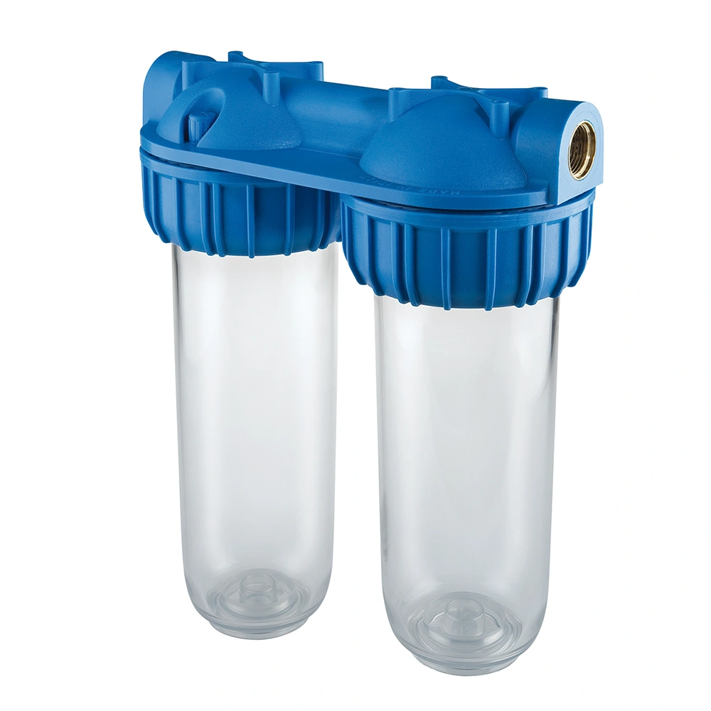PLUS SX Senior 10" DUPLEX Water Filter Housing Only - 1" Ports